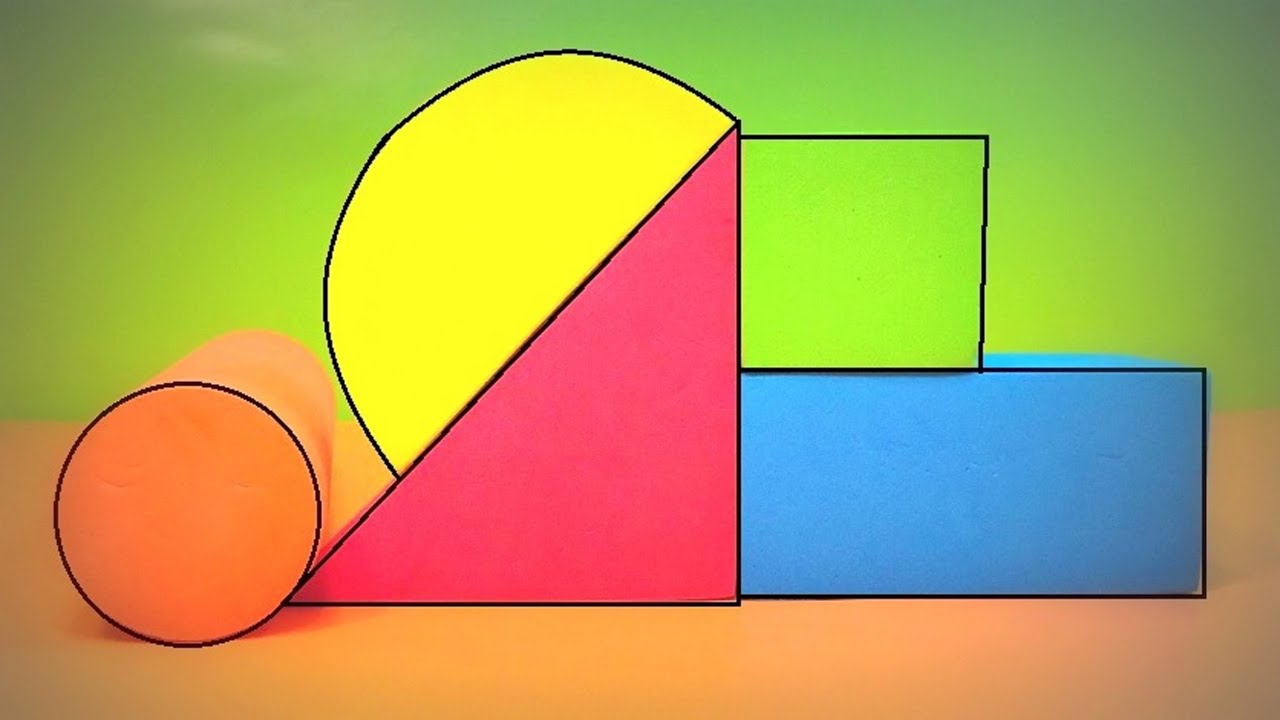 Learn about shapes - Teach babies, toddlers, preschool kids- Fun ...