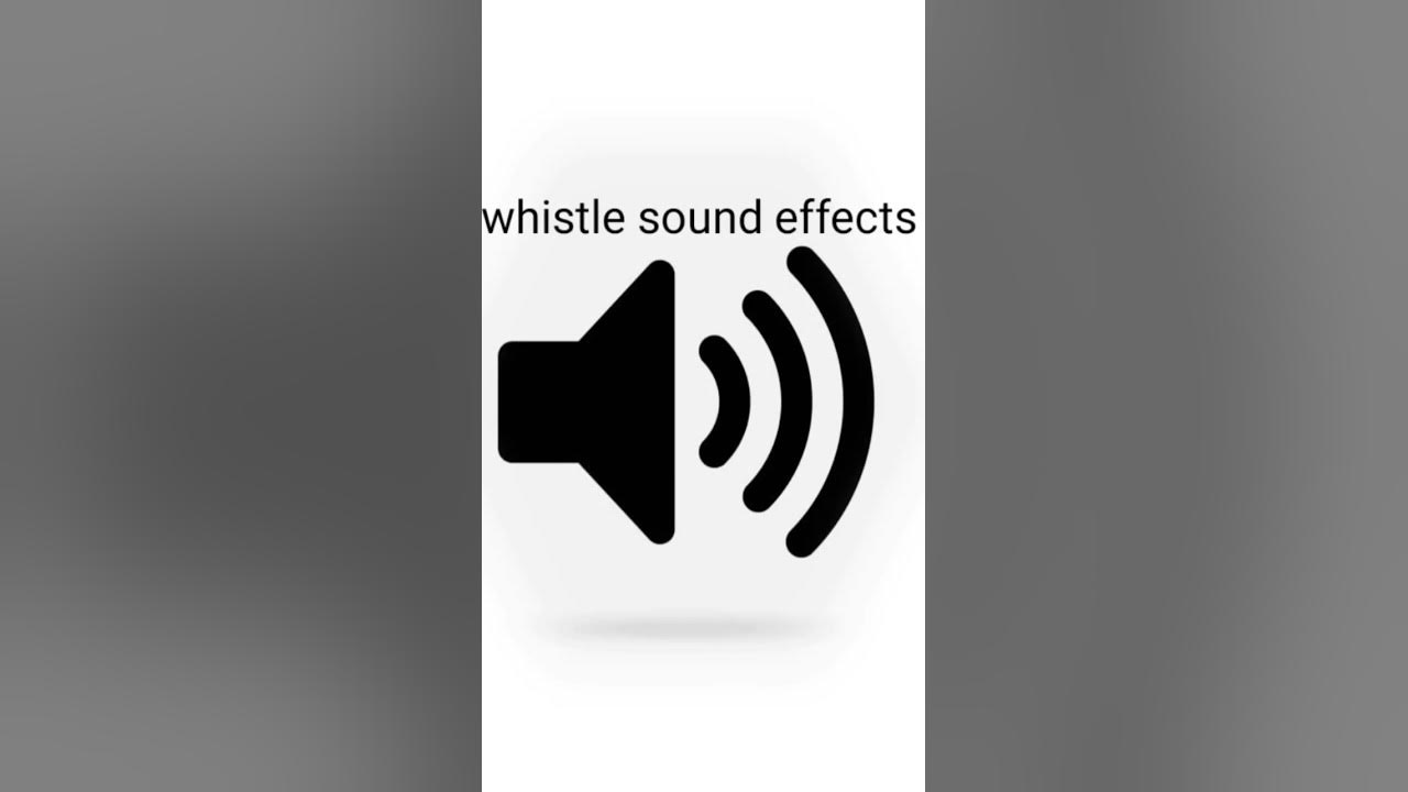 Various whistle sound effects