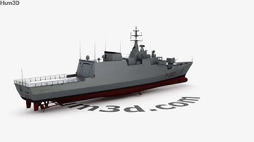 Comandanti-class patrol boat 3D model by 3DModels.org