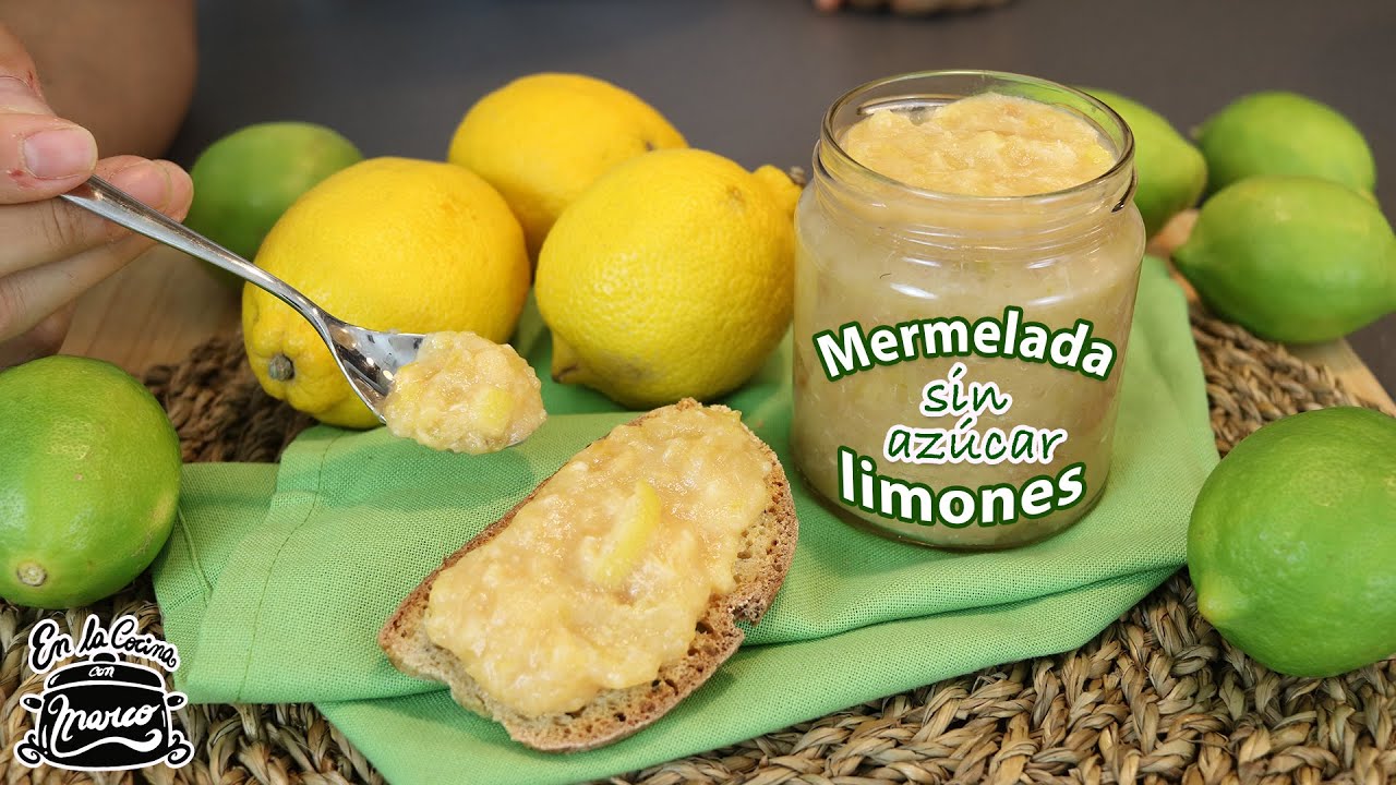 MERMELADA de LIMON sin azúcar casera 100% natural 🍋 Cocina Con Marco