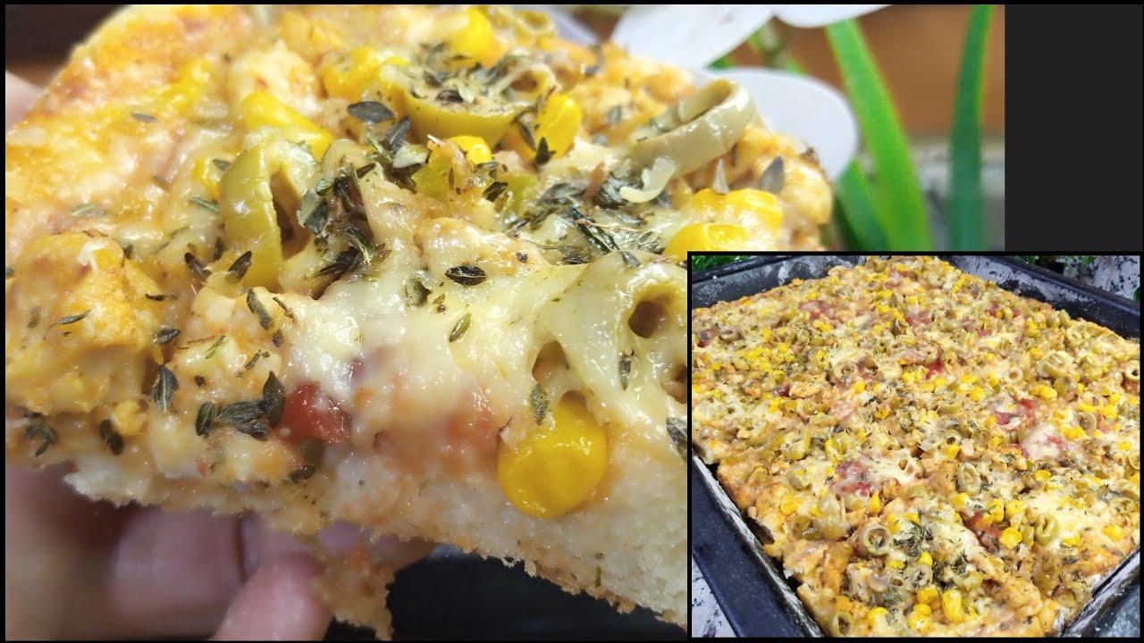 بدون عجن.بدون دقيق مصنع 😲حضري بيتزا سائلة صحية فدقائق معدودة! gluten free