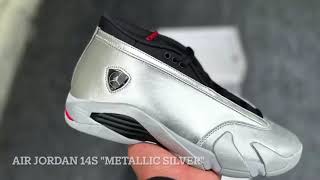 Air Jordan 14 Retro Low ”Metallic Silver”⭐️🚅