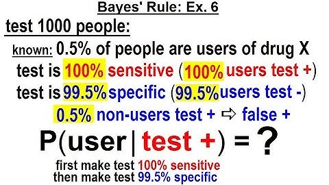 Statistics: Ch 4 Probability in Statistics (61 of 74) Bayes