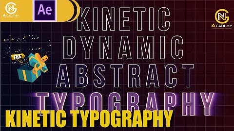 Kinetic Typography Text Animation in After Effects II #2