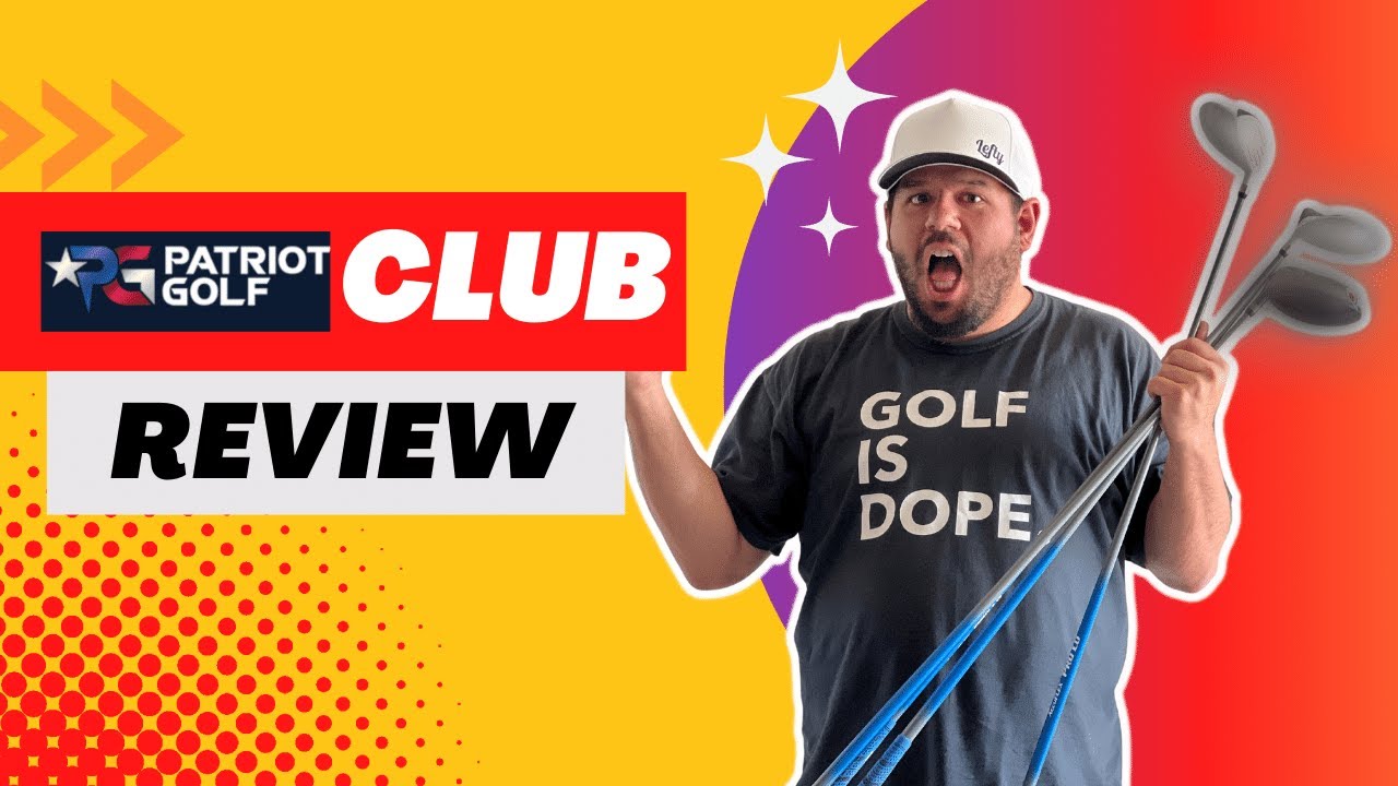AM I THE NEXT RICK SHIELS?! I review new golf clubs PATRIOT GOLF