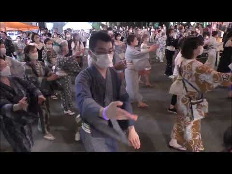 平成音頭　2022年京橋公園盆踊り2日目５　東京都中央区