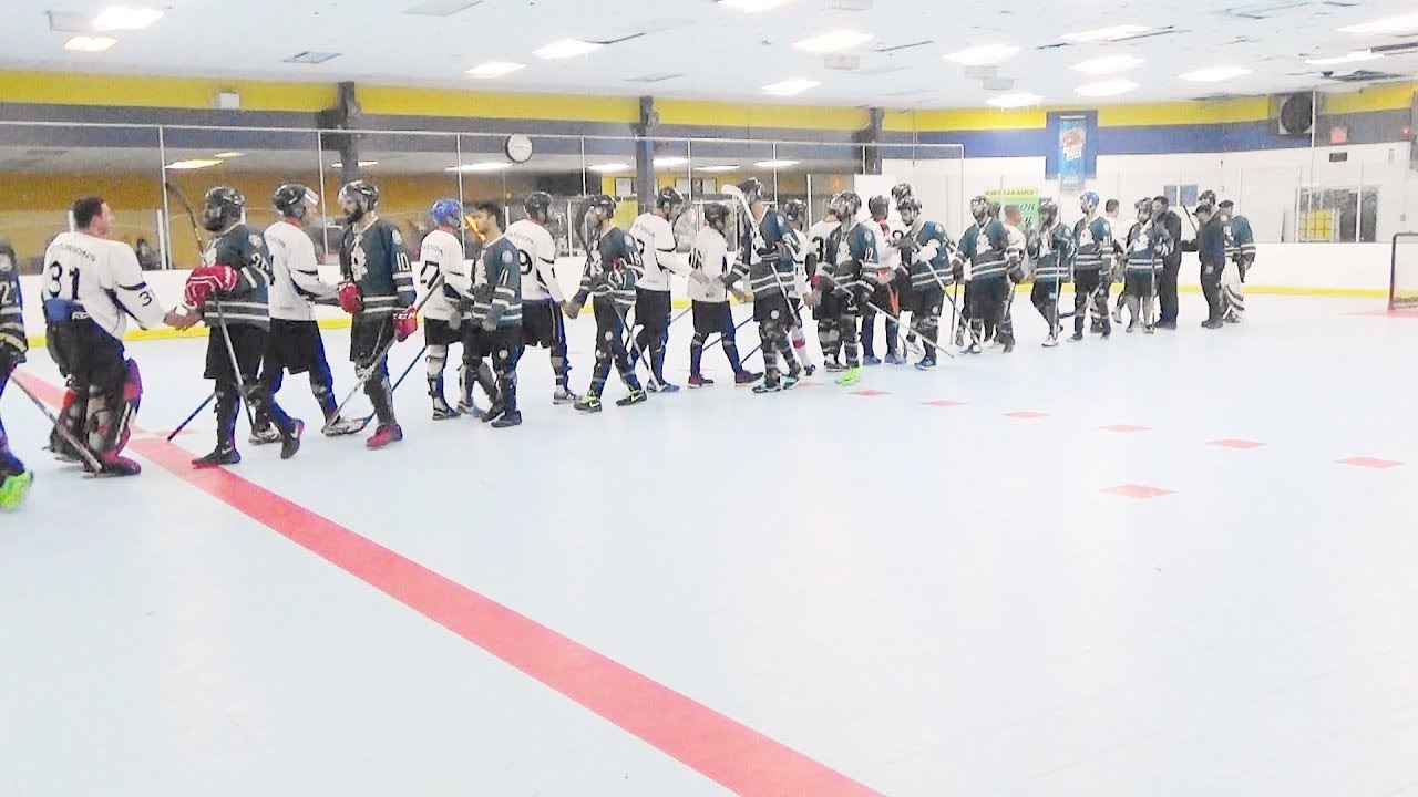 Surrey Thrashers vs. Clappers (1/5/18) (Div "2" Playoff Semi-Final) Ball Hockey
