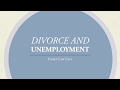 A spouse's unemployment can create complications during a divorce. I discuss a few different approaches on how to address the issue.
