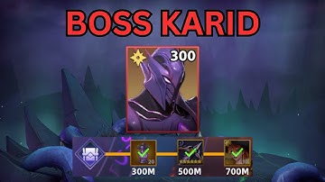 IMR Infinite Magicraid: Demon Conquest Boss Karid Guide