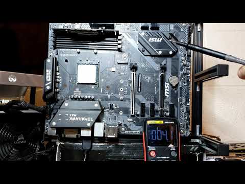 MSI B450 Tomahawk Max Repair - Won't power on with CPU installed