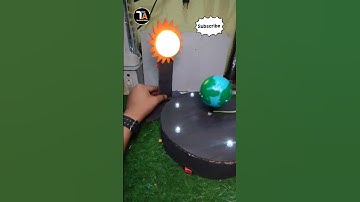 solar eclipse - lunar eclipse - earth rotation working model science project - diy #Technicalafan