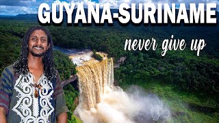 WORLD RECORD TRAVEL STORIES #33 - GUYANA-SURINAME - never give up by Benny Prasad 3,572 views 2 years ago 5 minutes, 47 seconds