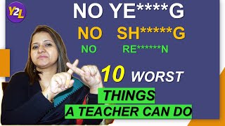Do Not Do this if you are a Teacher