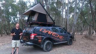 SETUP + FEATURES of the Streamliner Roof Top Tent | DARCHE®