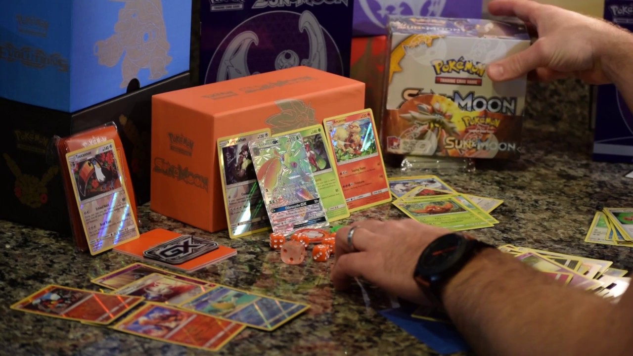 Pokemon Sun Elite Trainer Unboxing - Ultra Rare Lurantis GX Secret Rare