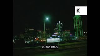 1980s, 1990s Night Driving in Dallas, HD from 35mm | Kinolibrary