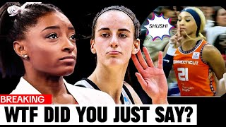 Caitlin Clark SHUTS UP Her HATERS In Front Simone Biles After Broke INSANE Record