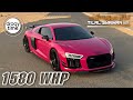 1580 WHP Audi R8 V10 TWIN TURBO | STOCK ENGINE | Extreme fast from 0-360 Km/h & 0-223 mph