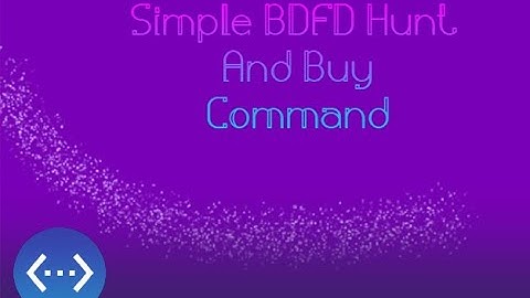 Simple Hunt And Buy Rifle Commands | BDFD