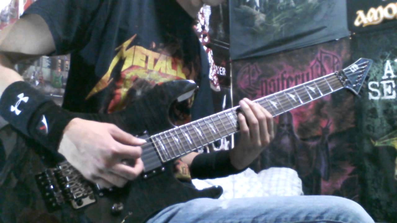 Black Veil Brides - Last Rights. guitar cover (with solo)