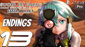Sword Art Online Fatal Bullet - Gameplay Walkthrough Part 13 - Final Boss & Ending (PS4 PRO)