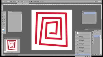 Place along path pattern fill in Photoshop tutorial