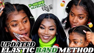 UPDATED 2023 🎉 ELASTIC BAND METHOD ✨V-Shape Method For Beginners✨Laurasia Andrea Fairyycember