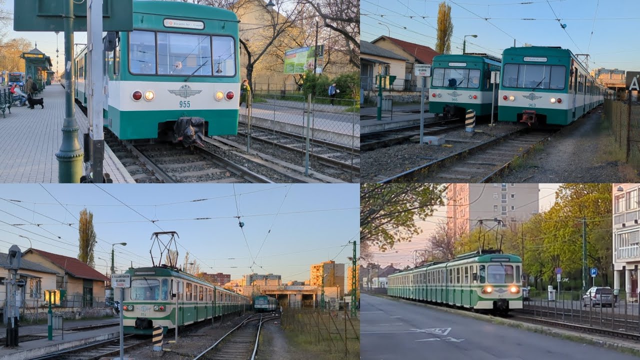 2025.04.09. - H7-es HÉV-ek Szent Imre téren és Csepel végállomáson