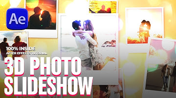 Creative Photo Slideshow Tutorial in After Effects | Valentine