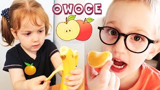 🍏 Owoce 🍎 Owoce dla dzieci 🍊🍇 Dzieci jedzą owoce 🍐 Rozmowy z dziećmi o owocach | MaMoMu