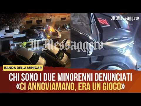 Video Banda della minicar, chi sono i due minorenni denunciati: «Ci annoiavamo, era un gioco»