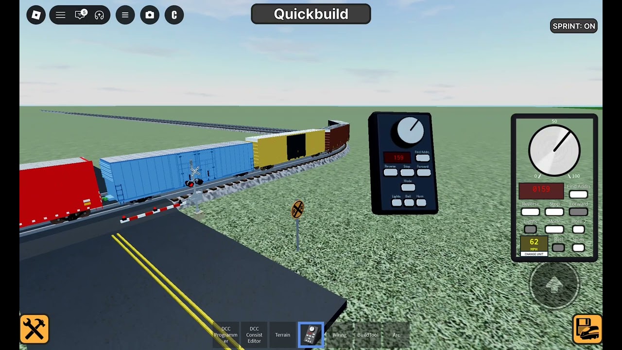 ROBLOX FREIGHT TRAINS S1 EP 6 PART 2: THE BNSF TRAIN WITH BOXCARS.