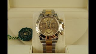 rolex daytona champagne