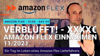 Meine Amazon Flex Einnahmen November 2021 -- VLOG DAY 4 - Ein Tag im Leben eines Amazon Flex Fahrers