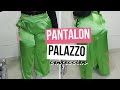 confeccion de pantalon palazzo talla plus zise patron gratis (tallas especifica)