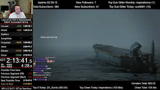 My 2:13:34.2 IGT TLOU 2 Remastered Ellie% Grounded Permadeath PB, But it's Just The Enemy Encounters