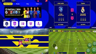 EFOOTBALL 24 MOBILE ANDROID OFFLINE GRÁFICOS PS5 | FIFA 16 THEME EFOOTBALL KICK OFF & KITS 23-24