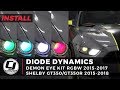 S550 Mustang Install: Diode Dynamics Pro-Series RGBW Demon Eye Kit with Brackets