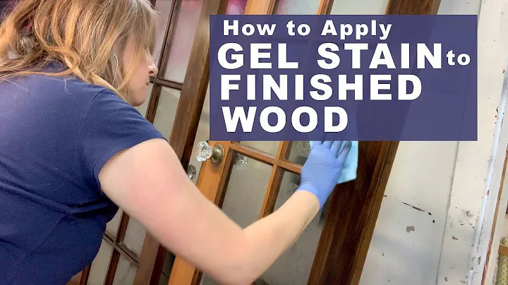 How To Apply Gel Stain To FINISHED Wood