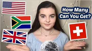 ASMR Can You Name the Country Flag? | 30 Flag Trivia Questions + Facts