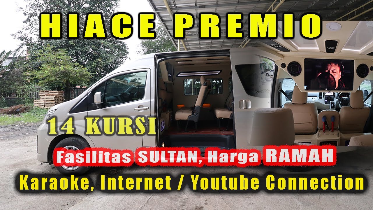 Review Hiace Premio Seat 14 | Fasilitas Premium, Private & Nyaman
