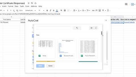 Using Autocrat Addon in Google Forms