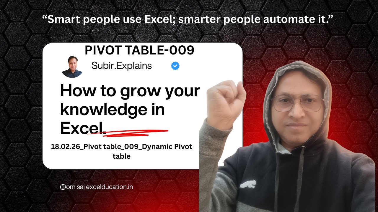 Dynamic Pivot Table in Excel Using OFFSET Formula | Auto-Updating Pivot ...