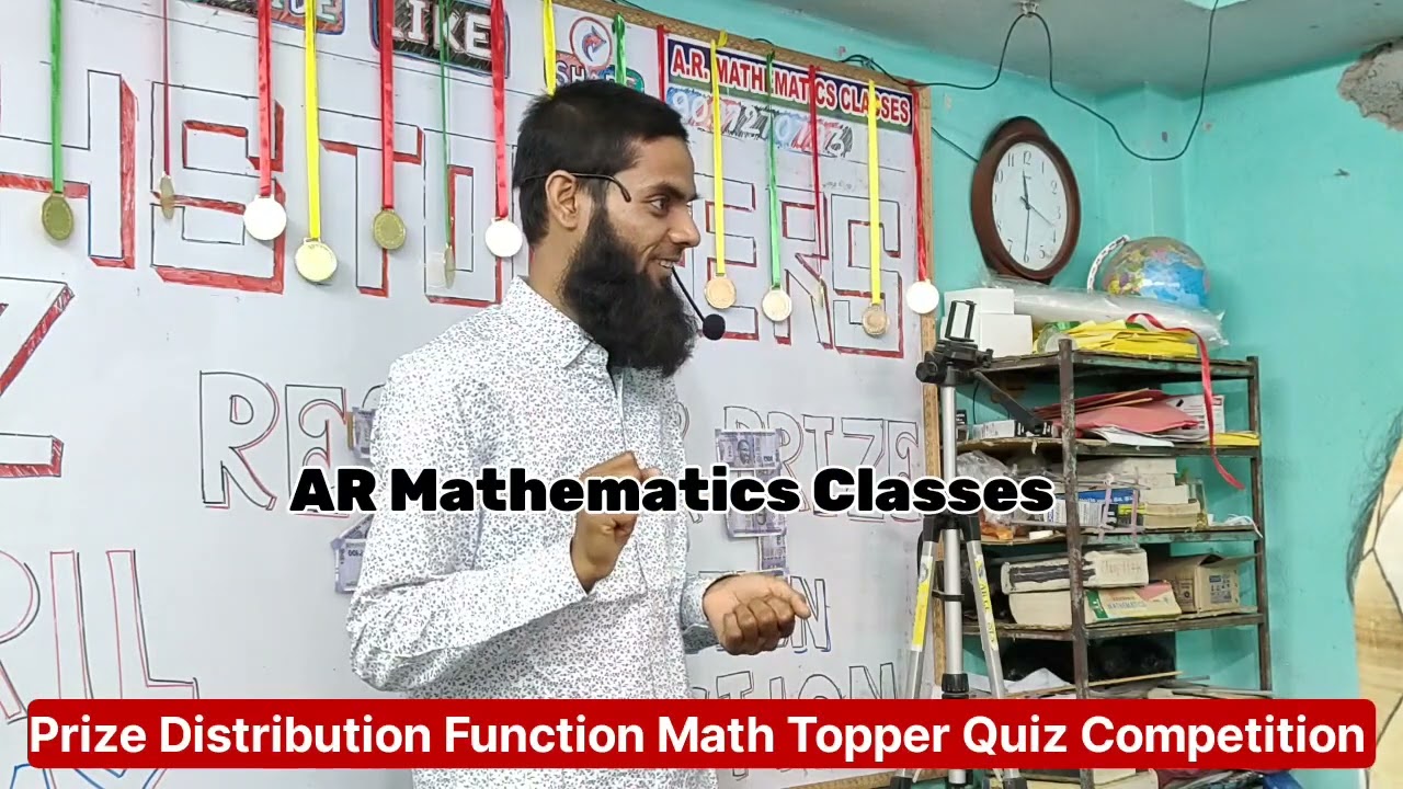 Maths Toppers Quiz result & Prize distribution function Abdullah