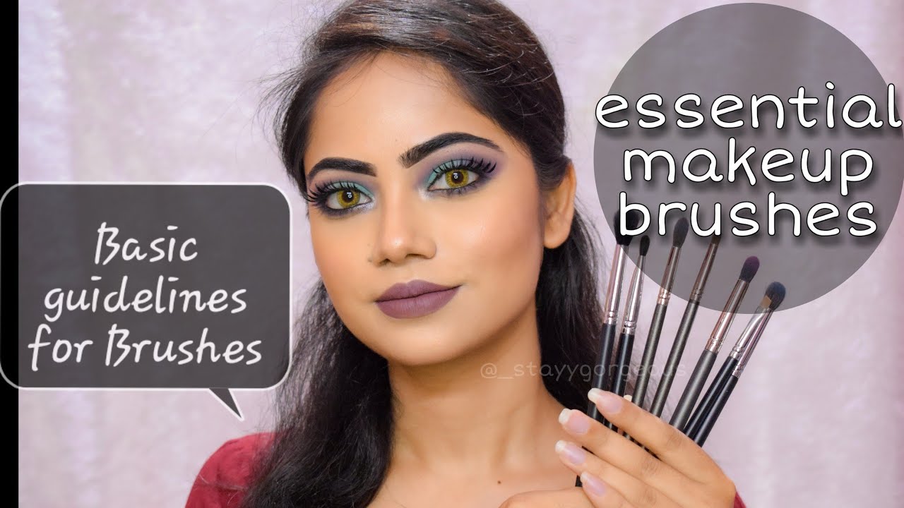 Essential makeup brusheseyeshadow blending brushbengali YouTube
