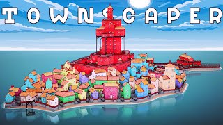 Building A Giant Floating Kingdom - The Ultimate Castle Builder - Townscaper screenshot 2