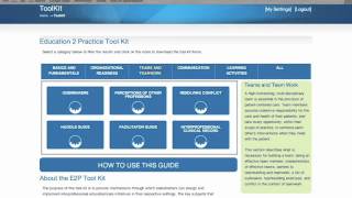 Welcome To E2P Tool Kit Guide