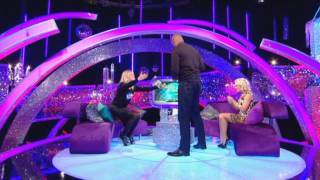 Zoe Ball Leather Skirt Strictly It Takes Two High Heels