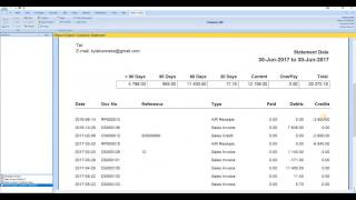 Multicat BMS - Customer Aging & Customer Statement Reports