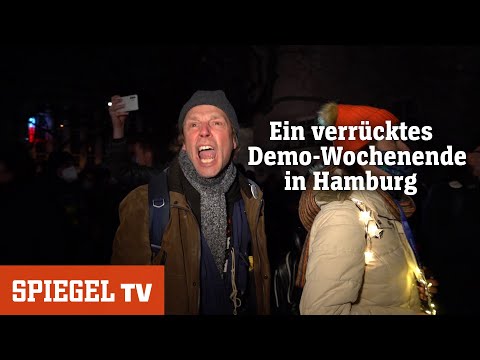 Spaziergänge, Demos, Aktionen: Die Corona-Proteste in Hamburg | SPIEGEL TV